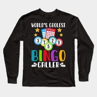 World's Coolest Bingo Caller T shirt For Women Long Sleeve T-Shirt